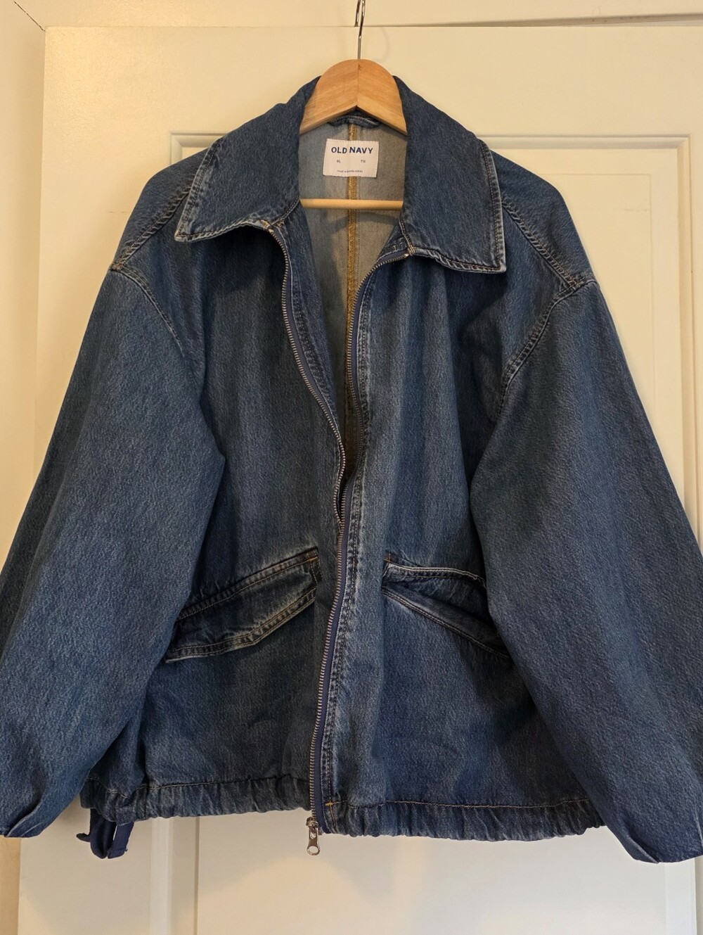 Old Navy Denim Zip-Front Jacket